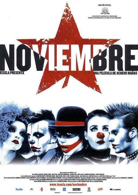 noviembre película reparto